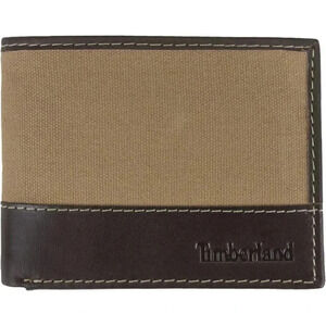 Timberland  Men's Baseline Canvas Passcase-Khaki